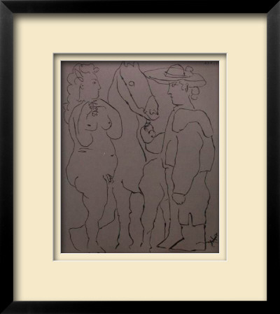 Lc - Picador Femme Et Cheval by Pablo Picasso Pricing Limited Edition Print image