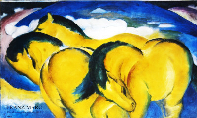 Wild Horses by Franz Marc Pricing Limited Edition Print image
