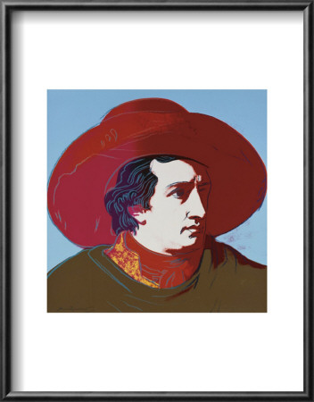 Goethe, C.1982 (Brown Shirt) by Andy Warhol Pricing Limited Edition Print image