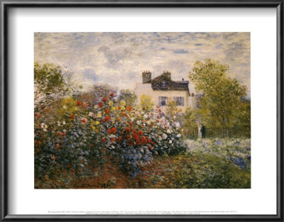 The Artist's Garden At Argenteuil by Claude Monet Pricing Limited Edition Print image