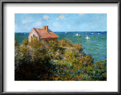 Fisherman's Cottage On The Cliffs At Var by Claude Monet Pricing Limited Edition Print image