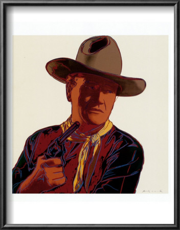 Cowboys And Indians: John Wayne 201/250, 1986 by Andy Warhol Pricing Limited Edition Print image