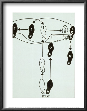 Dance Diagram, C.1962 (Tango) by Andy Warhol Pricing Limited Edition Print image