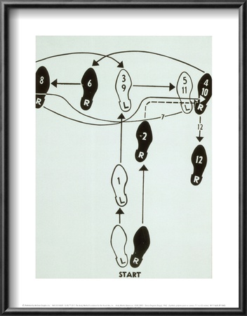 Dance Diagram, C.1962 (Tango) by Andy Warhol Pricing Limited Edition Print image