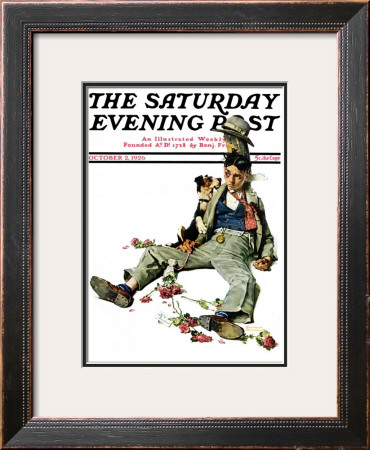 Defeated Suitor Saturday Evening Post Cover, October 2,1926 by Norman Rockwell Pricing Limited Edition Print image