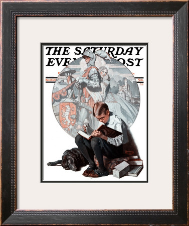 Age Of Romance Saturday Evening Post Cover, November 10,1923 by Norman Rockwell Pricing Limited Edition Print image