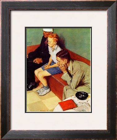 October 16,1937 by Norman Rockwell Pricing Limited Edition Print image