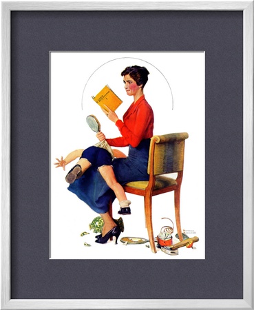 Child Psychology Or Spanking, November 25,1933 by Norman Rockwell Pricing Limited Edition Print image