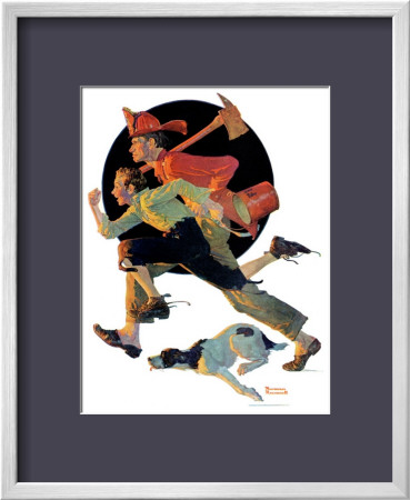 To The Rescue, March 28,1931 by Norman Rockwell Pricing Limited Edition Print image