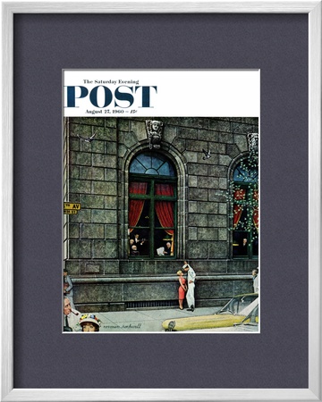 University Club Saturday Evening Post Cover, August 27,1960 by Norman Rockwell Pricing Limited Edition Print image