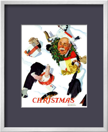 White Christmas, December 25,1937 by Norman Rockwell Pricing Limited Edition Print image