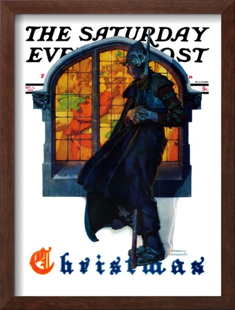 Christmas Saturday Evening Post Cover, December 6,1930 by Norman Rockwell Pricing Limited Edition Print image