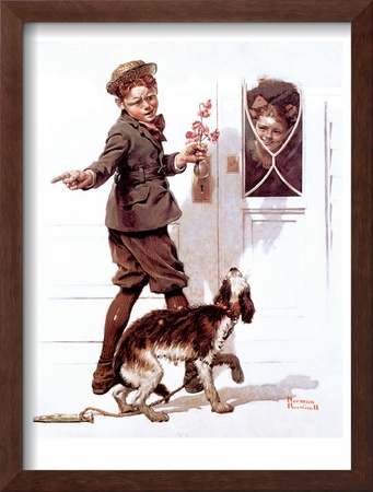 Three's Company, June 19,1920 by Norman Rockwell Pricing Limited Edition Print image