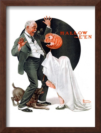 Halloween, October 23,1920 by Norman Rockwell Pricing Limited Edition Print image