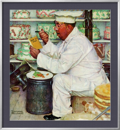 How To Diet, January 3,1953 by Norman Rockwell Pricing Limited Edition Print image