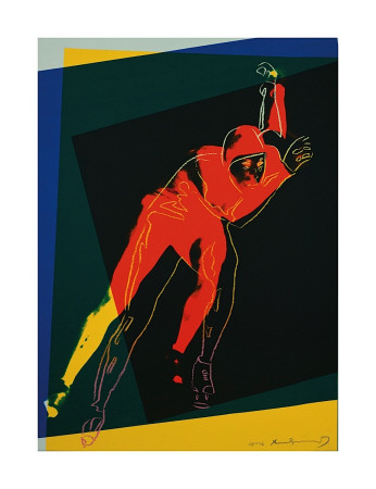 Speed Skater, C.1983 by Andy Warhol Pricing Limited Edition Print image