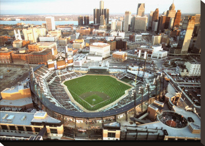 Comerica Park - Detroit, Michigan by Mike Smith Pricing Limited Edition Print image