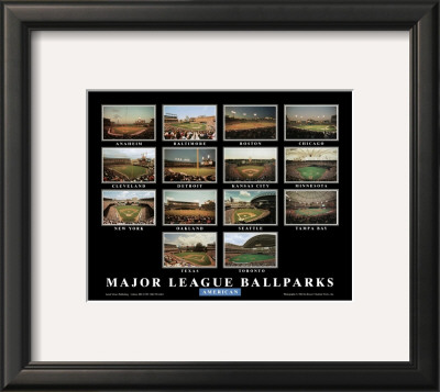Major League Ballparks: American League by Ira Rosen Pricing Limited Edition Print image
