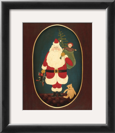 Santa With Toys by Warren Kimble Pricing Limited Edition Print image