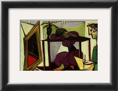 Interior With A Girl Drawing by Pablo Picasso Pricing Limited Edition Print image