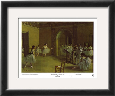 Dance Foyer At The Opera by Edgar Degas Pricing Limited Edition Print image