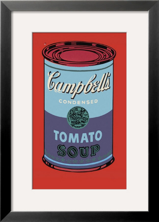 Campbell's Soup Can, 1965 (Blue And Purple) by Andy Warhol Pricing Limited Edition Print image