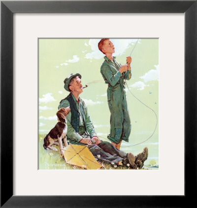 Soaring Spirits by Norman Rockwell Pricing Limited Edition Print image