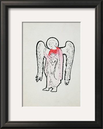 Angel, C.1965-1985 (Red With Halo) by Andy Warhol Pricing Limited Edition Print image