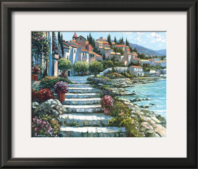 Steps Of Saint Tropez by Howard Behrens Pricing Limited Edition Print image