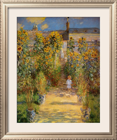 Artist's Garden At Vetheuil by Claude Monet Pricing Limited Edition Print image