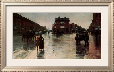 Rainy Day, Boston by Childe Hassam Pricing Limited Edition Print image