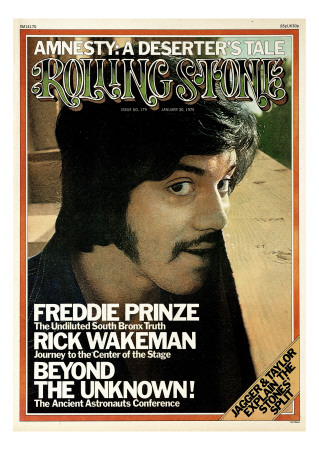 Freddie Prinze, Rolling Stone No. 179, January 1975 by Don Peterson Pricing Limited Edition Print image