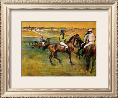 Race Horses by Edgar Degas Pricing Limited Edition Print image