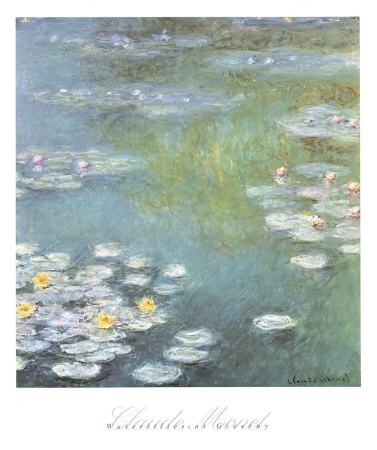 Water Lilies At Giverny, 1908 by Claude Monet Pricing Limited Edition Print image