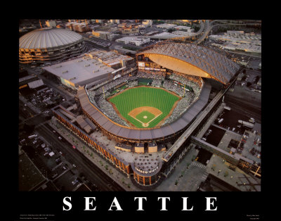 Safeco Park - Seattle, Washington by Mike Smith Pricing Limited Edition Print image