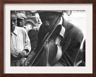 Blind Street Musician, West Memphis, Arkansas, C.1935 by Ben Shahn Pricing Limited Edition Print image