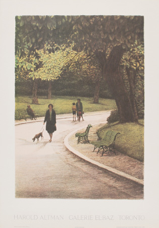 Walking The Dog by Harold Altman Pricing Limited Edition Print image