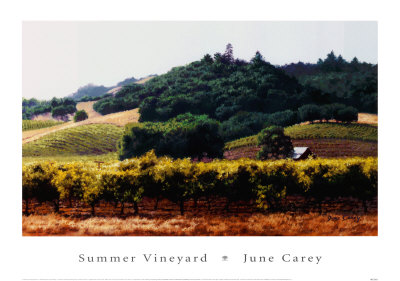 Summer Vineyard by June Carey Pricing Limited Edition Print image