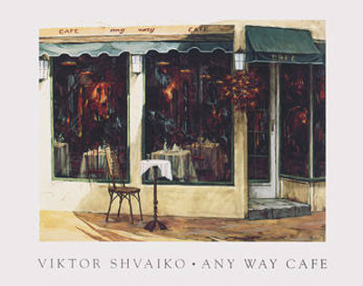 Any Way Café by Viktor Shvaiko Pricing Limited Edition Print image