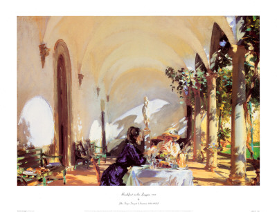 Breakfast In The Loggia by John Singer Sargent Pricing Limited Edition Print image