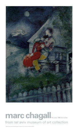 The Lovers by Marc Chagall Pricing Limited Edition Print image