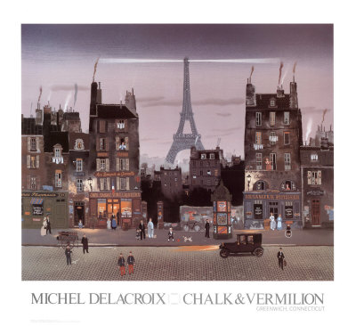 Tour Eiffel Le Soir by Michel Delacroix Pricing Limited Edition Print image