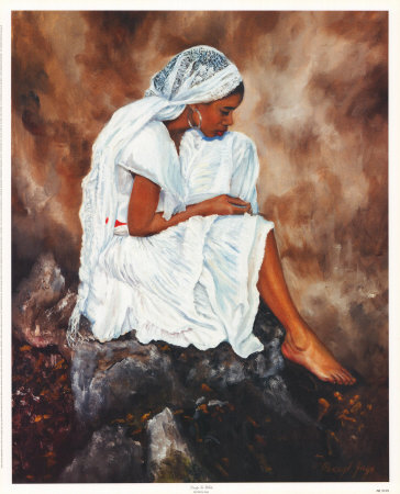 Lady In White by Merryl Jaye Pricing Limited Edition Print image