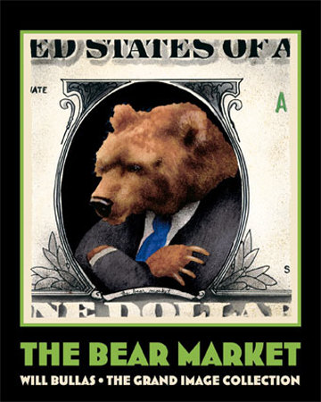 The Bear Market by Will Bullas Pricing Limited Edition Print image