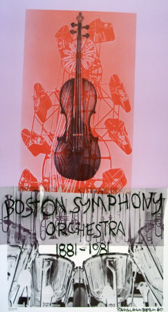 Boston Symphony, 1981 by Robert Rauschenberg Pricing Limited Edition Print image