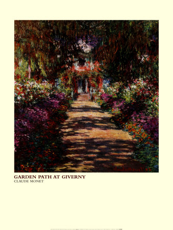 Garden Path At Giverny by Claude Monet Pricing Limited Edition Print image