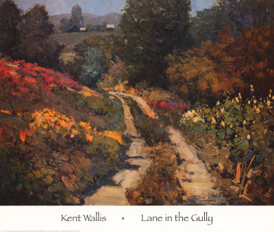 Lane In The Gully by Kent Wallis Pricing Limited Edition Print image