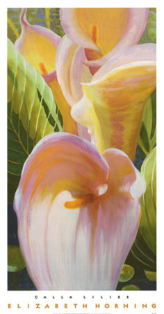 Calla Lilies by Elizabeth Horning Pricing Limited Edition Print image