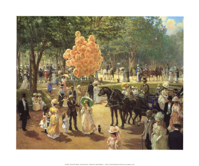 Balloon Seller by Alan Maley Pricing Limited Edition Print image