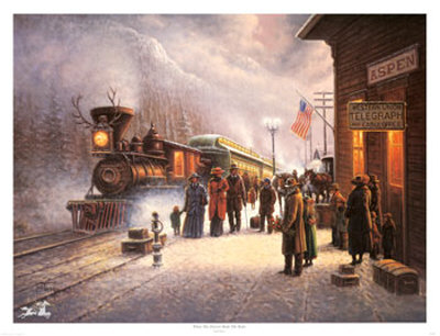 When The Denver Rode The Rails by Jack Terry Pricing Limited Edition Print image